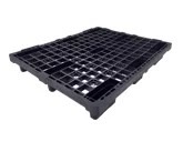Plastikowa paleta przemysłowa do sztaplowania z bortnicami